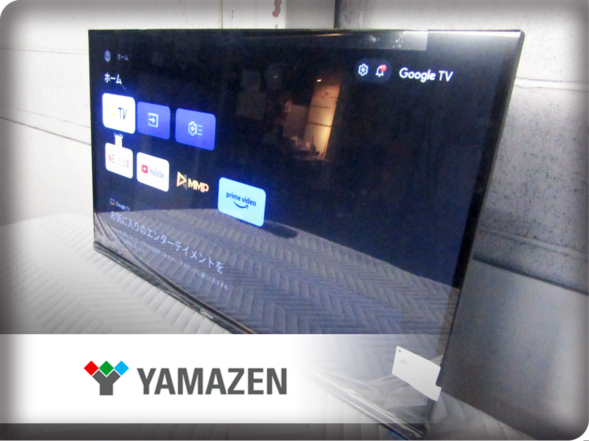 ■展示品■未使用品■YAMAZEN■Qriom■32V型ハイビジョンスマートテレビ■Wチューナー/ネット動画対応■2025年製■QRK-32WHDST■kdn6253m拍卖