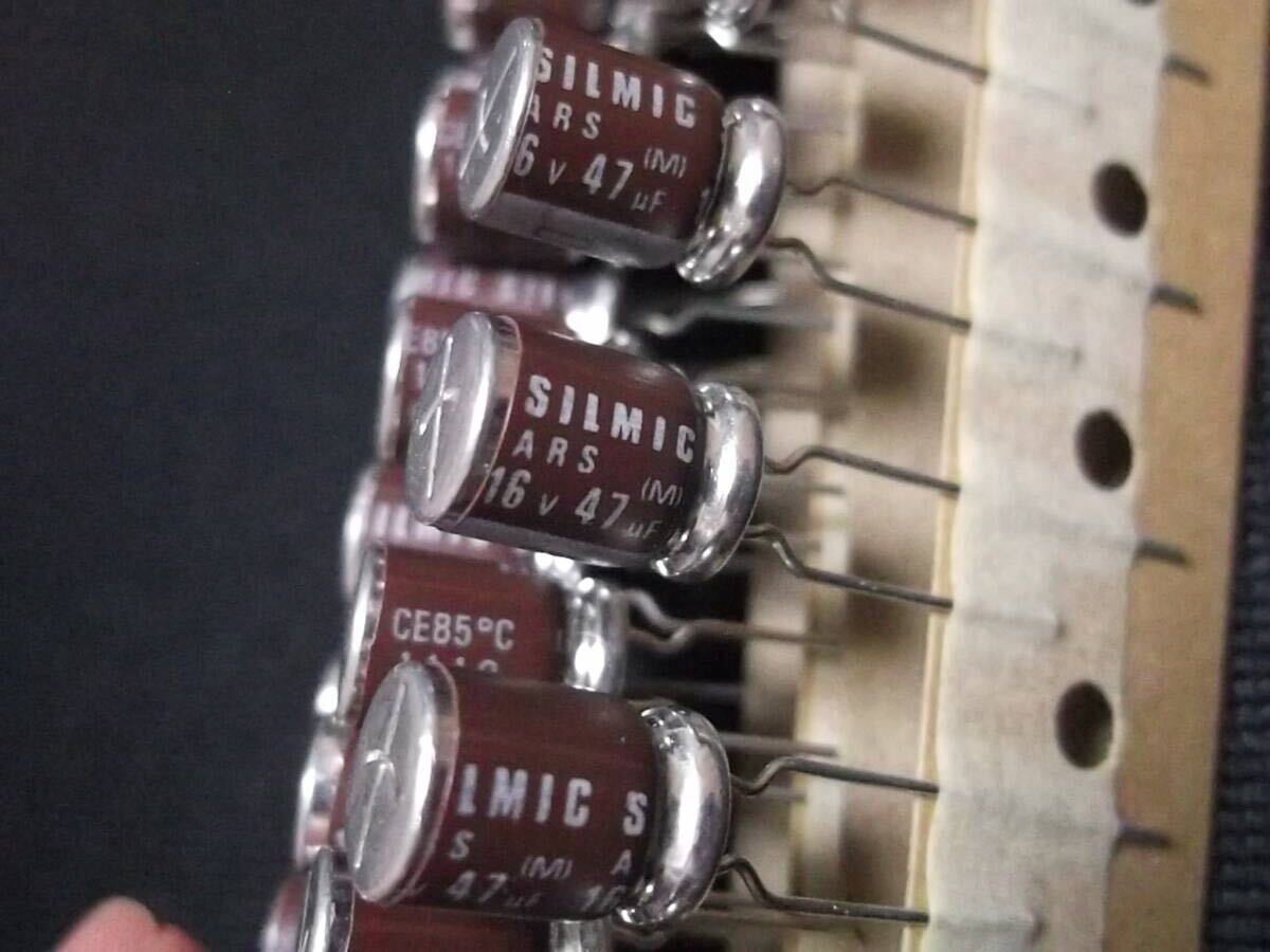 100個 ELNA エルナー 音響用(SILMIC)アルミニウム電解コンデンサ 16V47μF拍卖