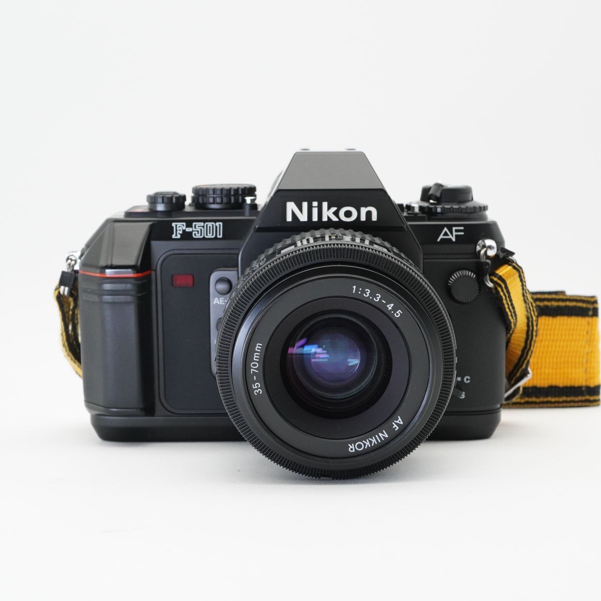 実用品 動作確認済 ニコン F-501 AF NIKKOR 35-70mm F3.3-4.5 フィルムカメラ #f0B3501拍卖