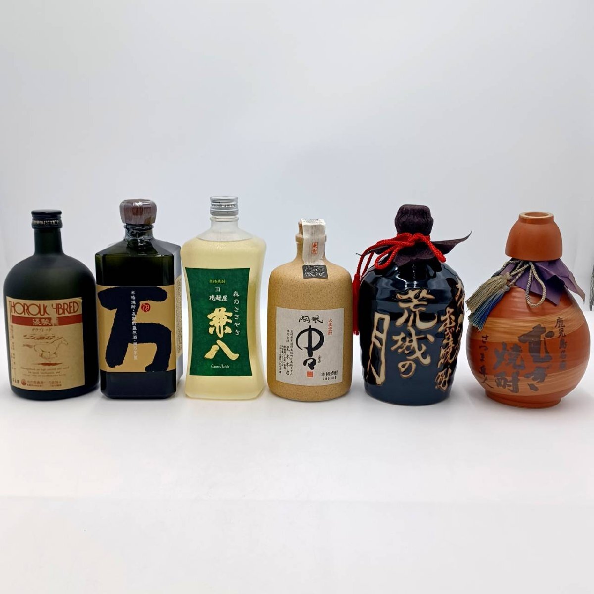 未開栓 麦焼酎 720ml 6本セット 兼八/中々/優駿/万年星/さつま隼人/荒城の月【同梱不可】 A260603-4拍卖