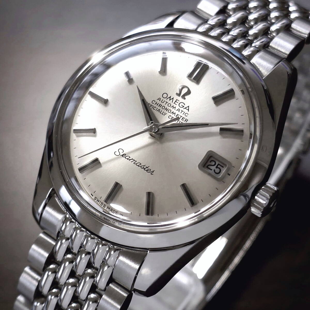 ★デッドS級極上品!!◎OH済■OMEGA Seamaster「クロノメーター!!」Cal,564■SP168,024拍卖