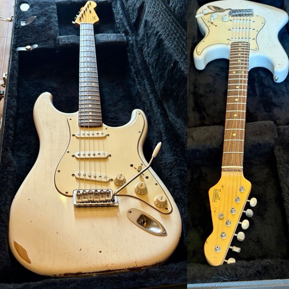 【軽量3.19kg】LSL Instruments Saticoy R ”Marlita” Vintage White Heavy Distressed / 検 Fender Custom Shop Stratocaster拍卖