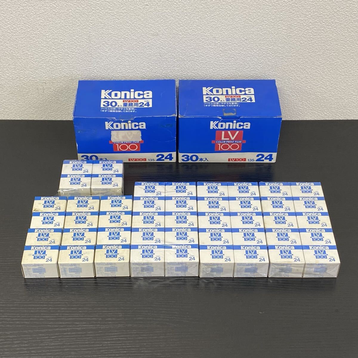【5W51】1円スタート 期限切れ 業務用カラーフィルム 24×36mm 24枚撮 46点セ LV 100 135-24 KONICA MINOLTA コニカミノルタ 未開封拍卖