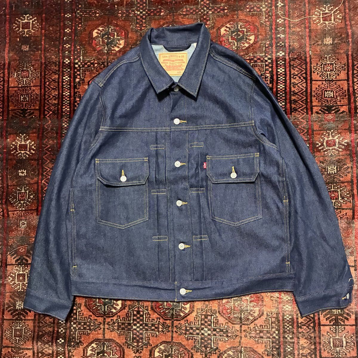1スタ 珍品 Levi’s リーバイス 507XX 2nd デニムジャケット L 復刻 インディゴ ヴィンテージ リーバイス セカンド ジージャン 古着 拍卖