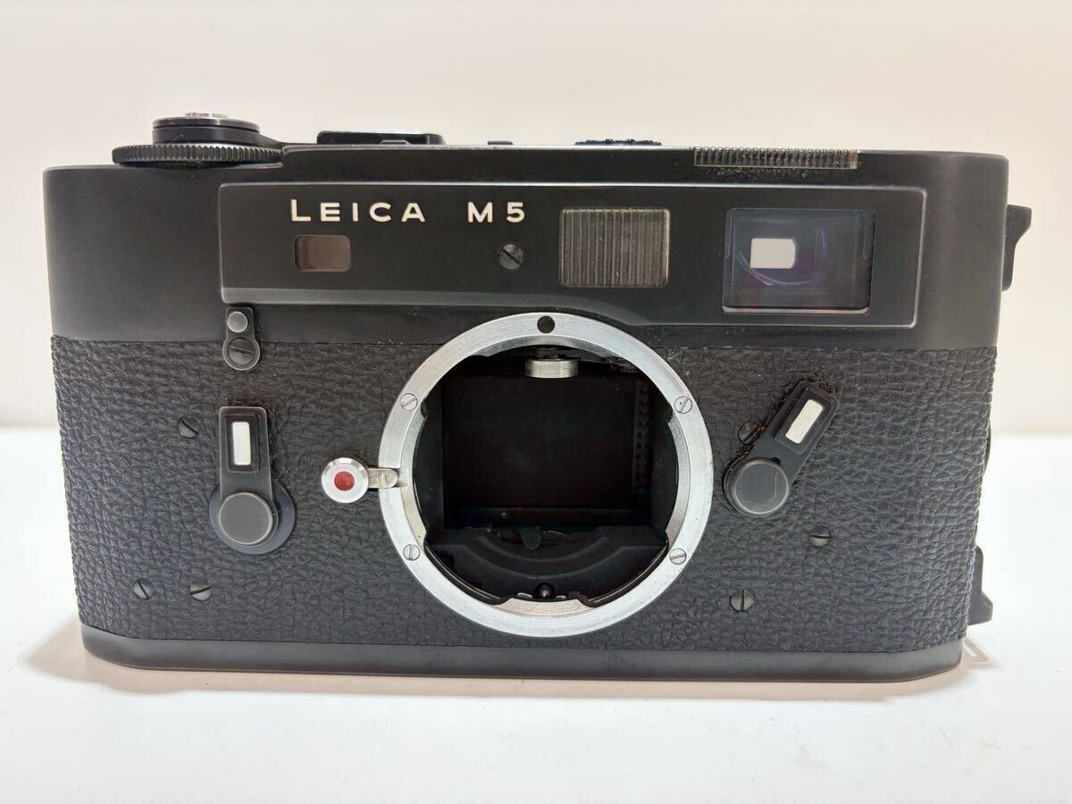 LEICA M5 レンジファインダー Leitz WETZLAR GERMANY カメラ ボディ 本体 ブラック ライカ ジャンク扱拍卖