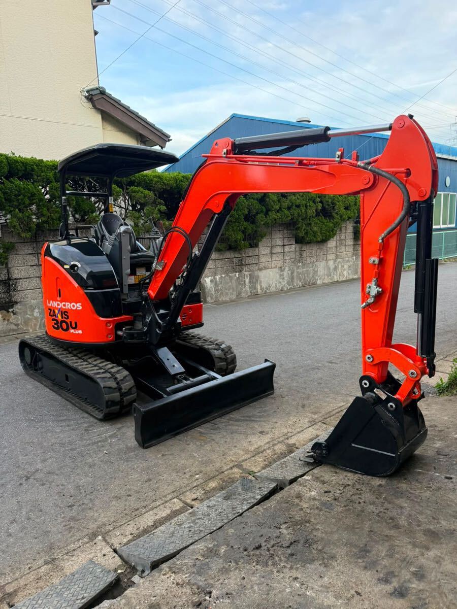 日立●HITACHI●ZX30U-5B●3tクラス●934時間●年式2019年配管●倍速●4WAYマルチ●エコモード●ユンボ●重機●油圧ショベル●ミニユンボ●拍卖