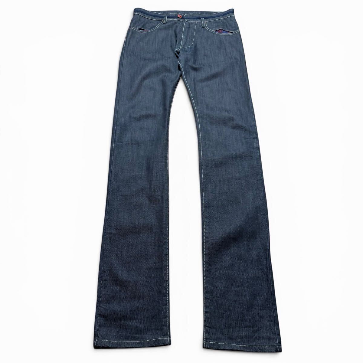 00s Vivienne Westwood MAN coating low-rise long skinny denim pants jeans archive collection vintage ヴィヴィアンウェストウッド拍卖