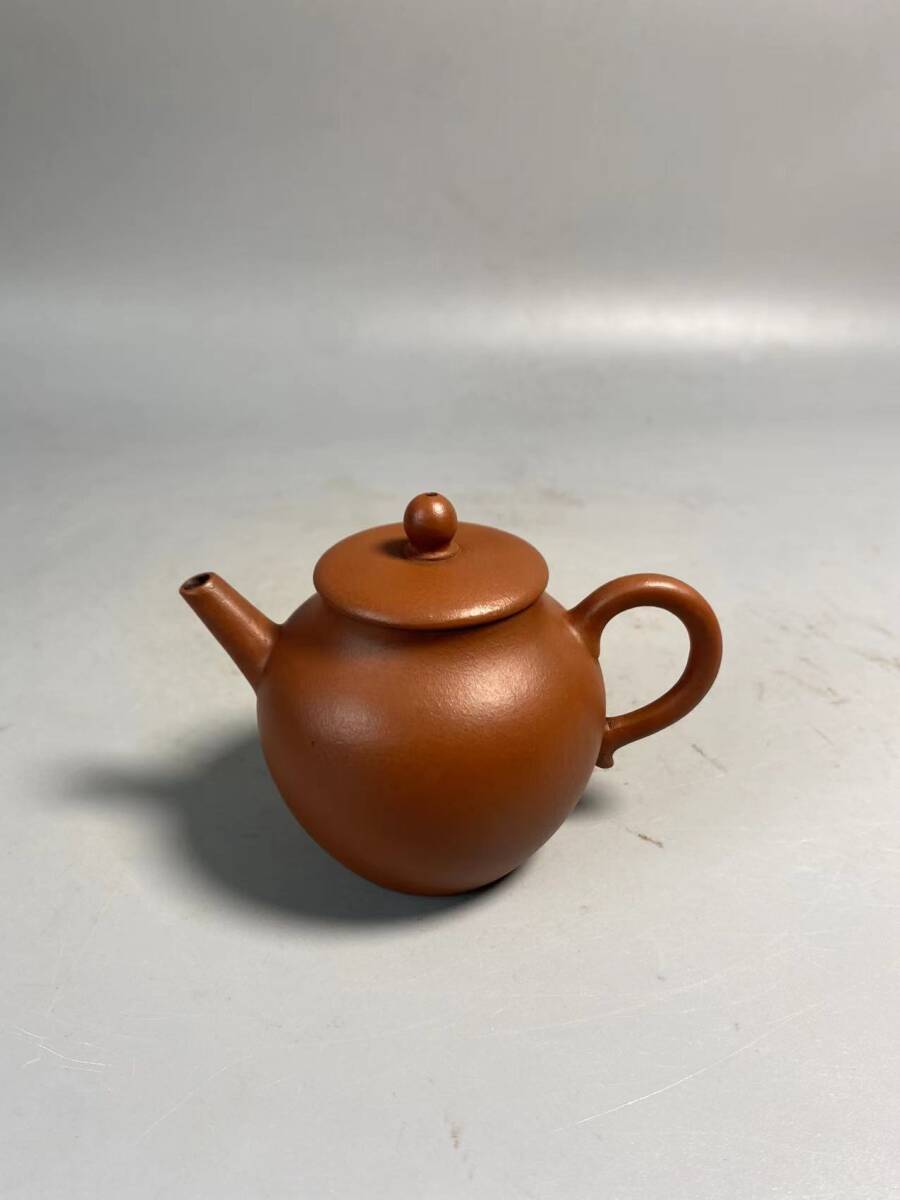 旧家蔵出 清朝期 朱泥 荊渓南孟臣製 急須 紫砂 中国宜興 茶壷 紫泥 白泥 煎茶道具 中国美術 中国古玩拍卖