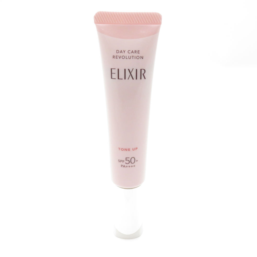 1円 美品 ELIXIR エリクシール デーケアレボリューション トーンアップSP+ aa 日中用乳液 35g 残量多 BD5848K2拍卖