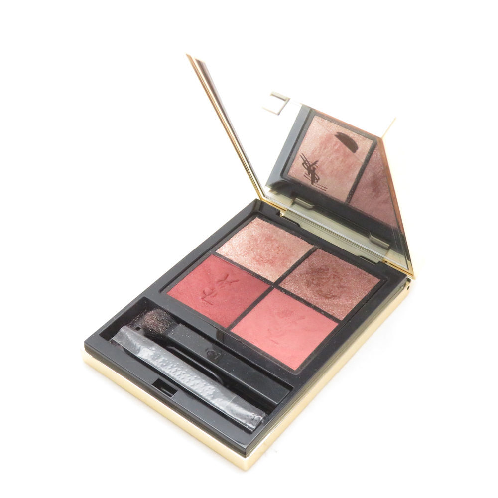 1円 美品 YvesSaintLaurent イヴサンローラン クチュールミニクラッチ アイシャドウ 残量多 500 BK1067R拍卖