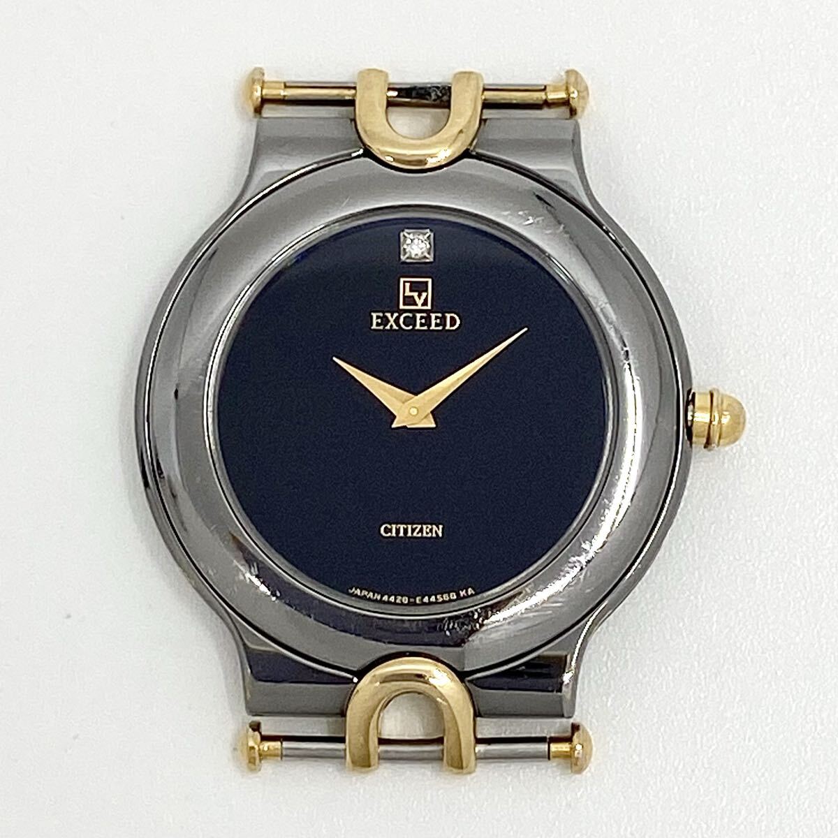 限定 176/200 腕時計 レディース CITIZEN EXCEED クォーツ quartz 4420-E42541 1Pダイヤ シルバー シチズン エクシード Watch Y4988拍卖
