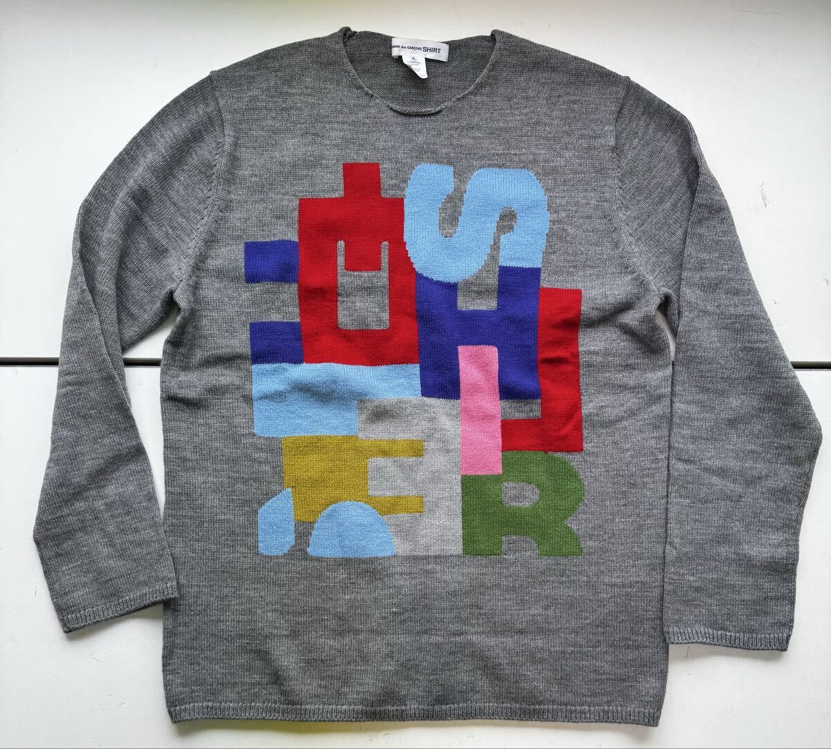 Used comme des garcons shirt 25aw セーター XL コムデギャルソンシャツ ニット拍卖