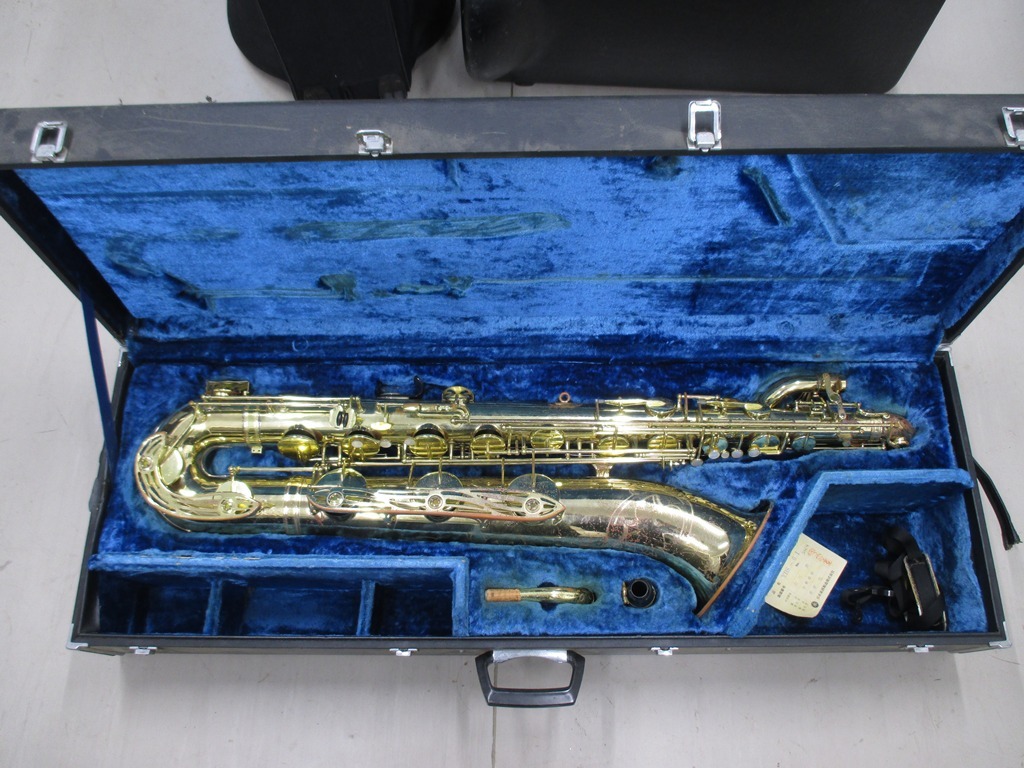 ~YAMAHA バリトンサックス YBS61 ジャンク品~ヤマハ♪3808拍卖