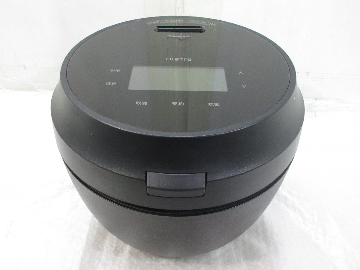 ◎Panasonic パナソニック ビストロ 可変圧力IHジャー炊飯器 5.5合炊き SR-W10BB-K ブラック 2024年製 ジャンク w6153拍卖