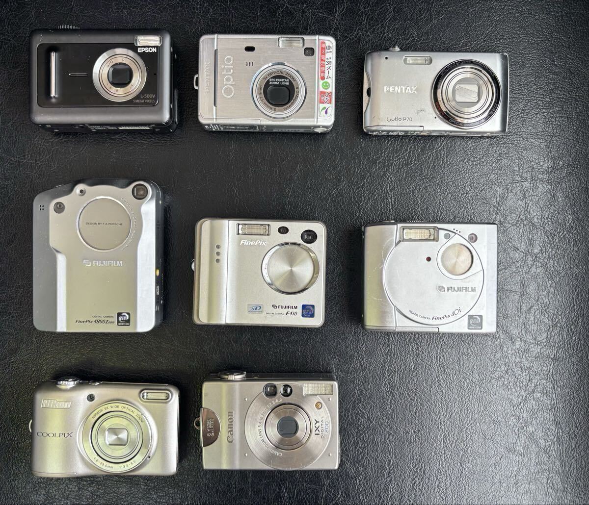 FUJIFILM Canon Nikon PENTAX コンパクトデジタルカメラ 状態様々 ジャンク 8点まとめ拍卖