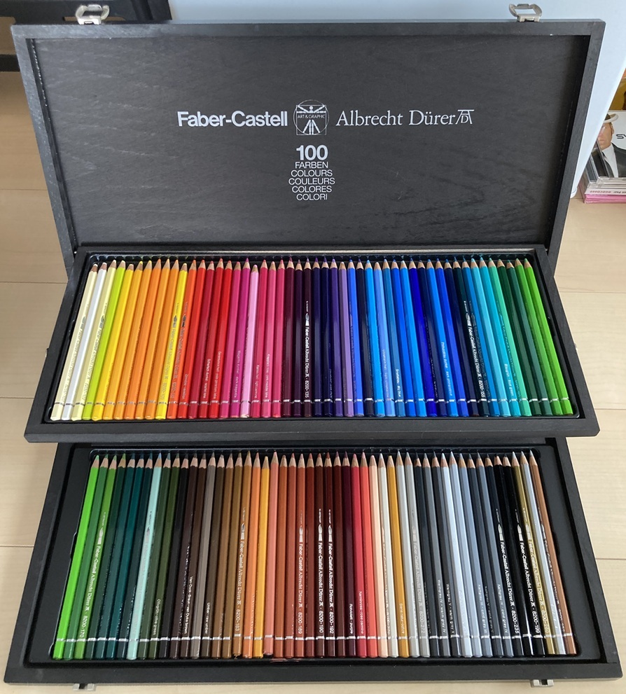 水彩色鉛筆★「Faber-Castell 100色セット」 ファーバーカステル拍卖