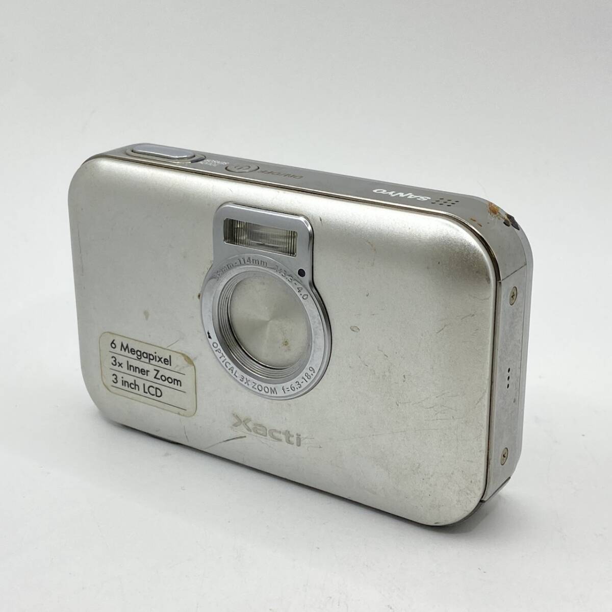 1000円スタート【中古】58622-2 SANYO サンヨー Xacti DSC-E6 コンパクトデジタルカメラ拍卖