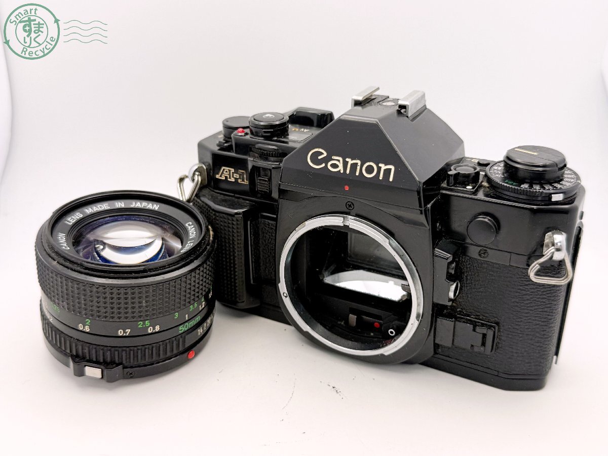 CF0701632 ■ Canon キヤノン A-1 一眼レフフィルムカメラ CANON LENS FD 50㎜ 1:1.4 カメラ 中古拍卖
