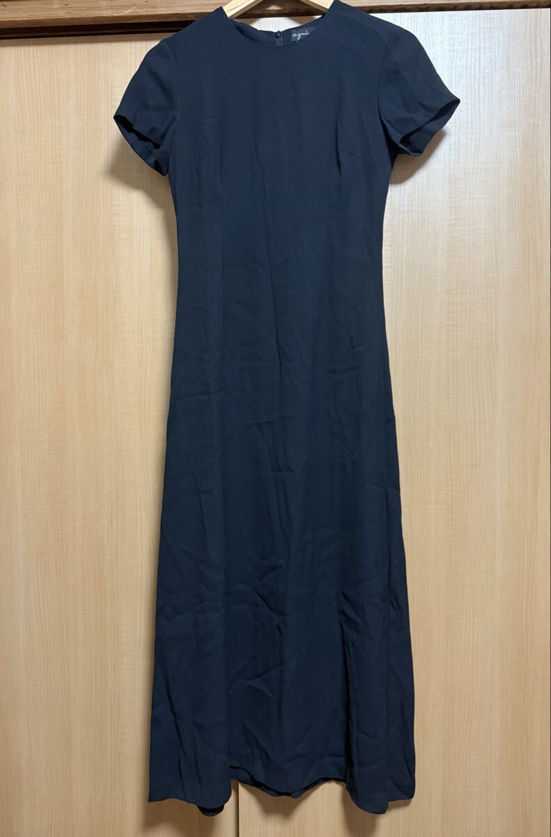 agnes b アニエス・ベー ワンピース サイズ38 ビンテージ 古着 着丈約130センチ拍卖