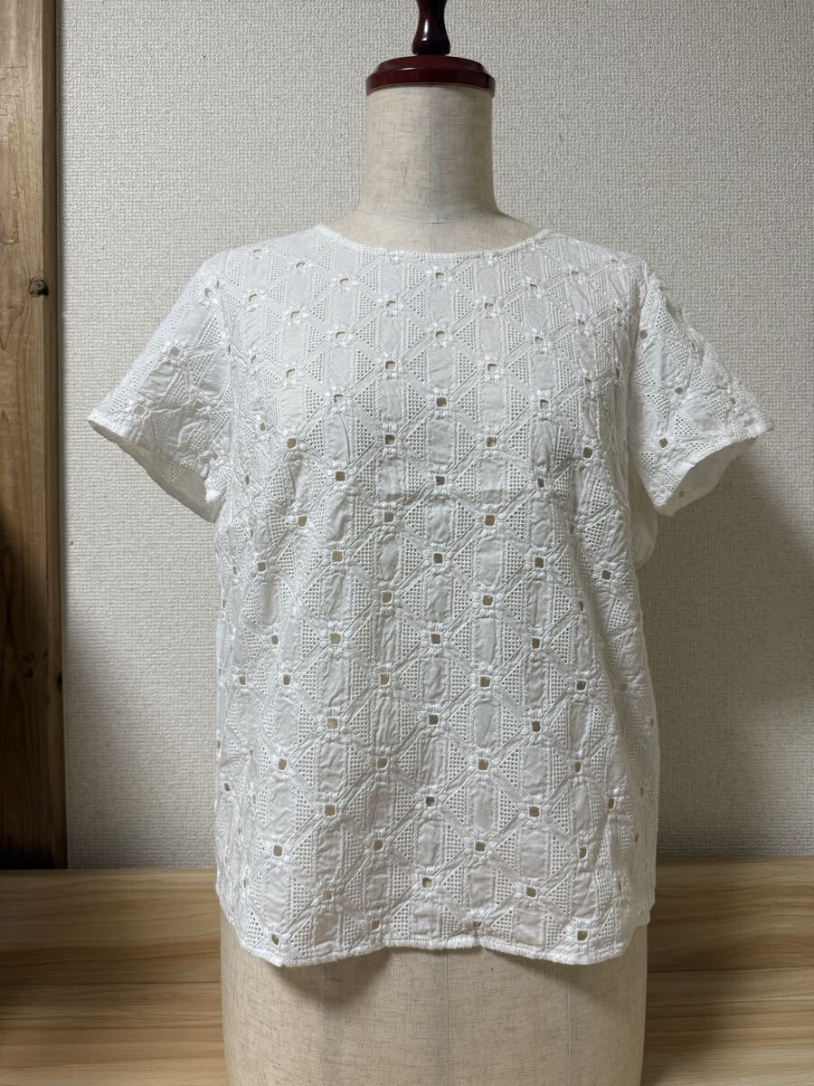 agnes b アニエス・ベー ブラウス サイズ40 ビンテージ 未使用品拍卖