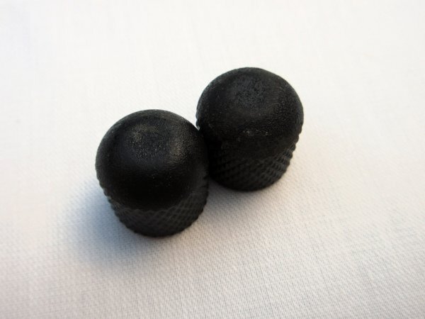 Greco グレコ JJノブ Ibanez TEK GRIP ドーム型ブラスノブ 2個セット 艶消し黒 Ibanezにも 86年製Greco JJ-1拍卖
