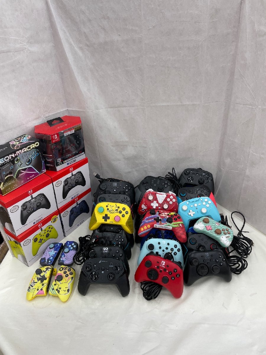 【まとめ売り】【1円~】【ジャンク品/通電・動作未確認】Nintendo 周辺機器 Switch コントローラ ピカチュウ ゲンガー マリオ 58-N3604拍卖