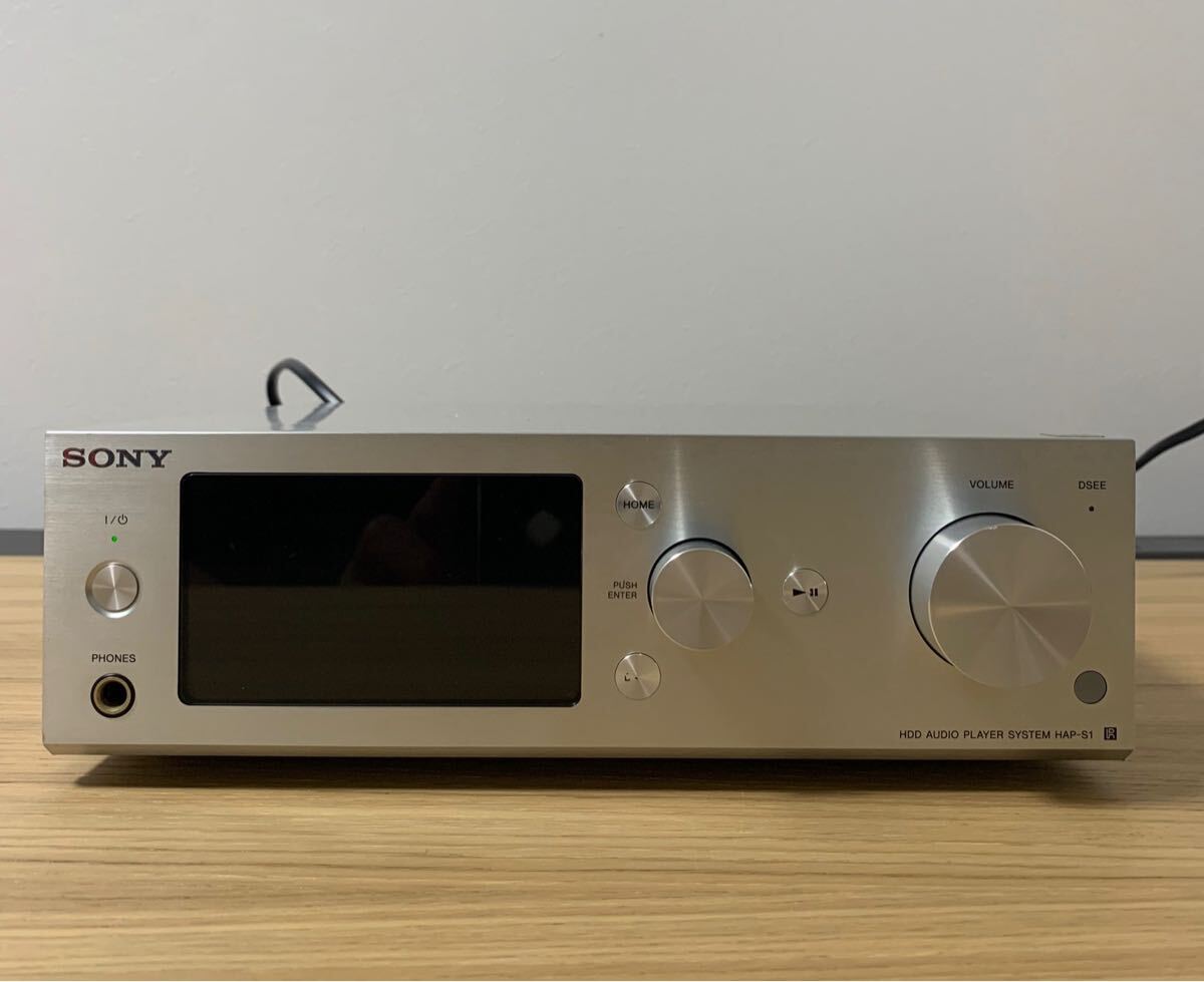 【美品】 SONY ソニー HDDオーディオプレーヤー HAP-S1 オーディオ機器 音響機材 オーディオ シルバー拍卖