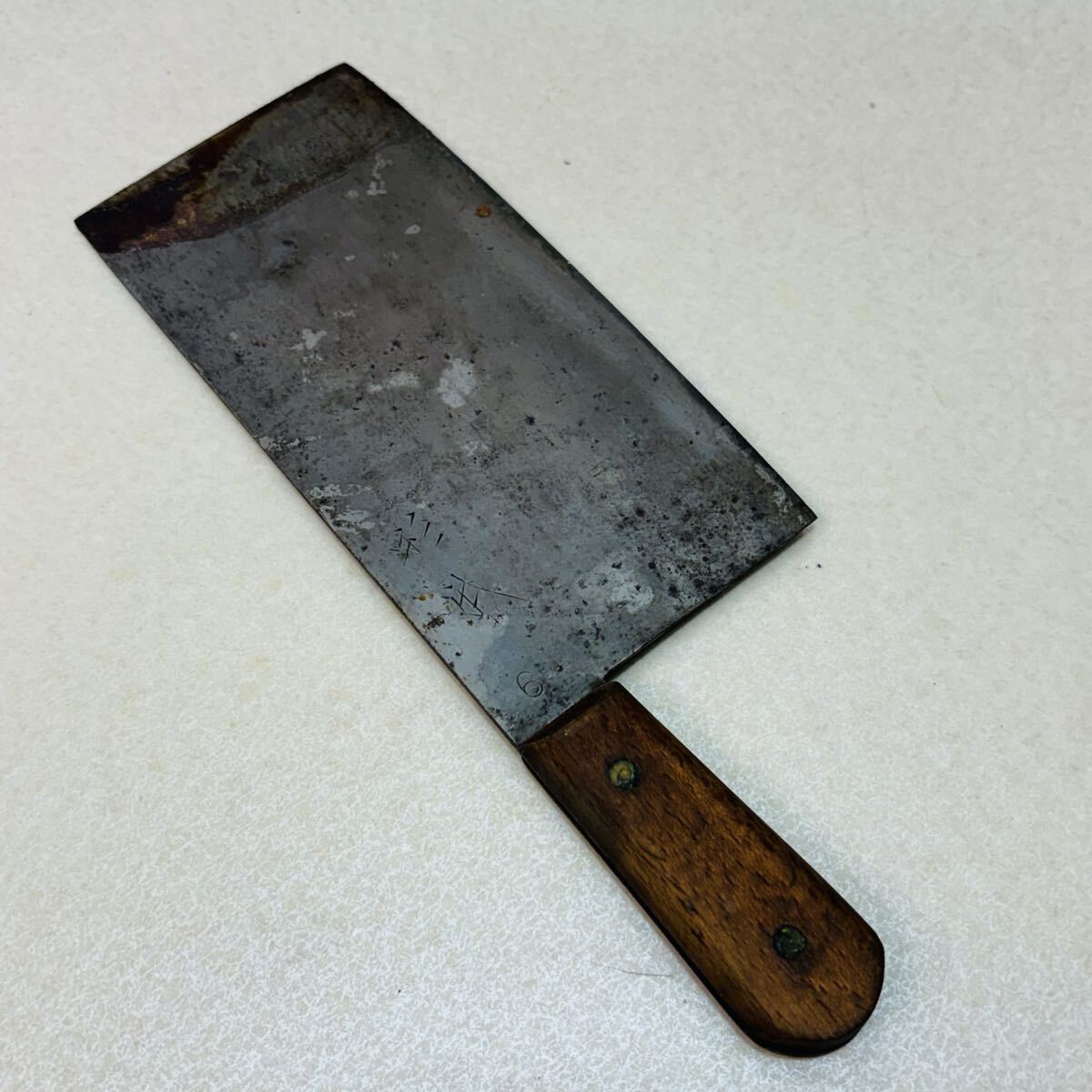 H2632★中古品★東京 杉本 中華包丁 6号 SUGIUMOTO 包丁 日本製 全長さ約32cm★現状品★同梱不可拍卖
