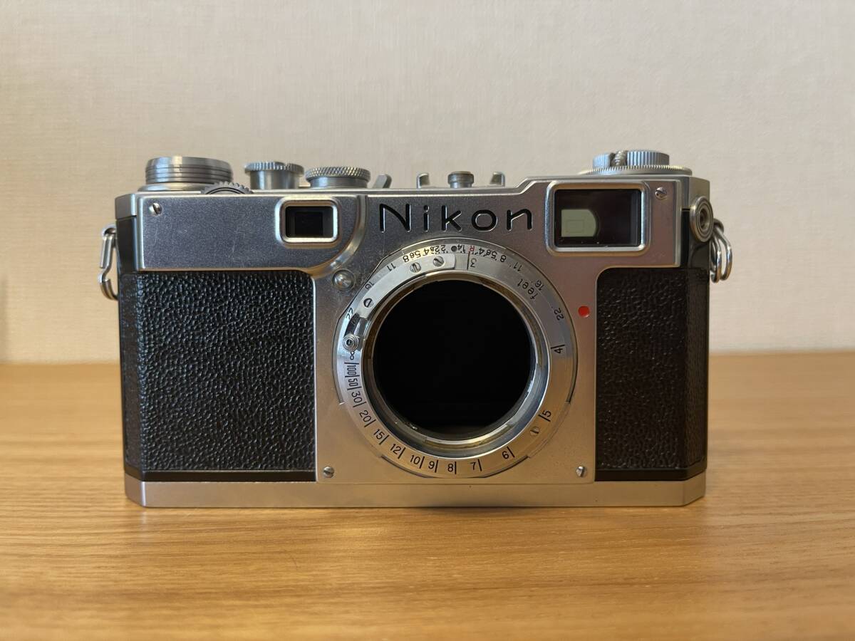 ニコン NIKON S2 前期 シルバー ボディ レンジファインダー フィルムカメラ ジャンク拍卖