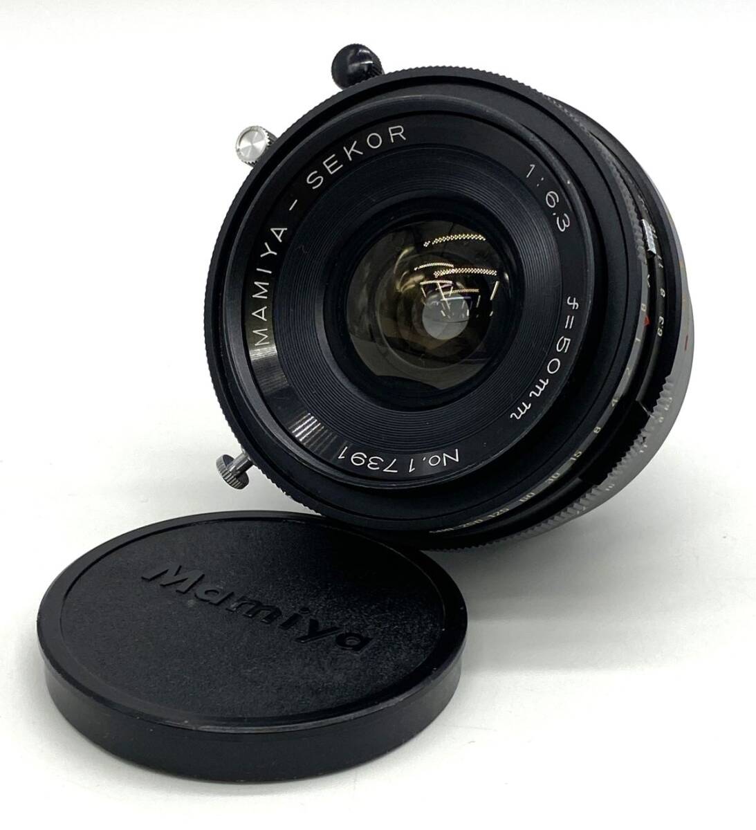 (19301)中古現状品 MAMIYA-SEKOR マミヤ-セコール1:6.3 f=50mm プレス用 50mm F6.3 広角 レンズ 動作未確認 ジャンク品拍卖