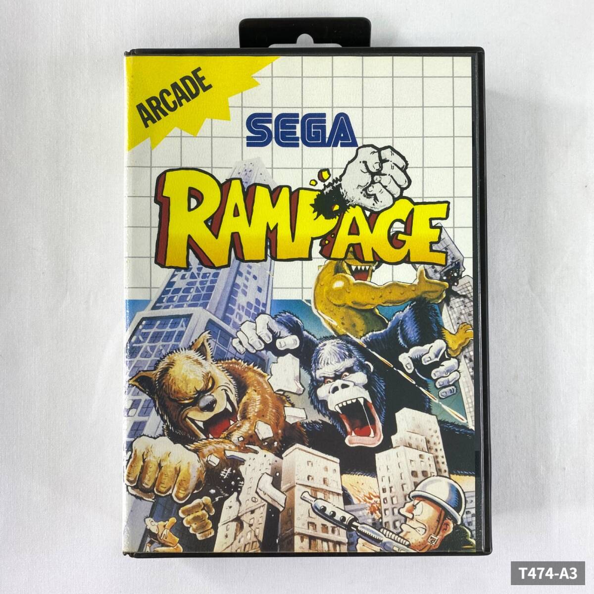 【美品】SEGA セガ マスターシステム ランペイジ RAMPAGE 箱説付 中古 動作確認済拍卖