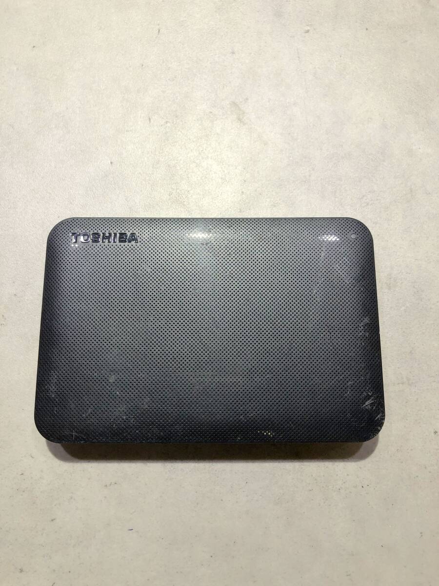 ポータブルハードディスク【SA2993◎】TOSHIBA 東芝 ポータブルHDD HD-AC50GK 500GB フォーマット済 260619拍卖