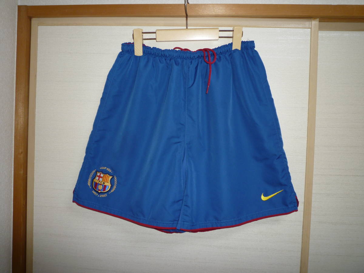 ナイキ バルセロナ カンプノウ 50周年記念ユニフォームパンツ Lサイズ拍卖