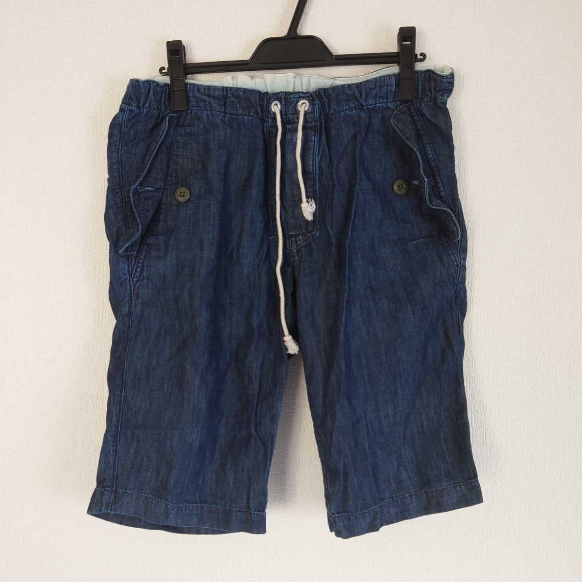 USA製 beautyfool ハーフパンツ ショート デニム インディゴ拍卖
