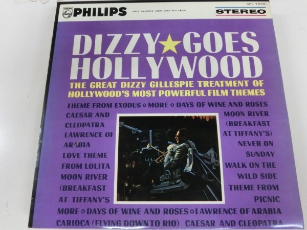 ペラジャケLP / Dizzy Gillespie / Dizzy Goes Hollywood / Philips / SFL-7208 / Japan拍卖