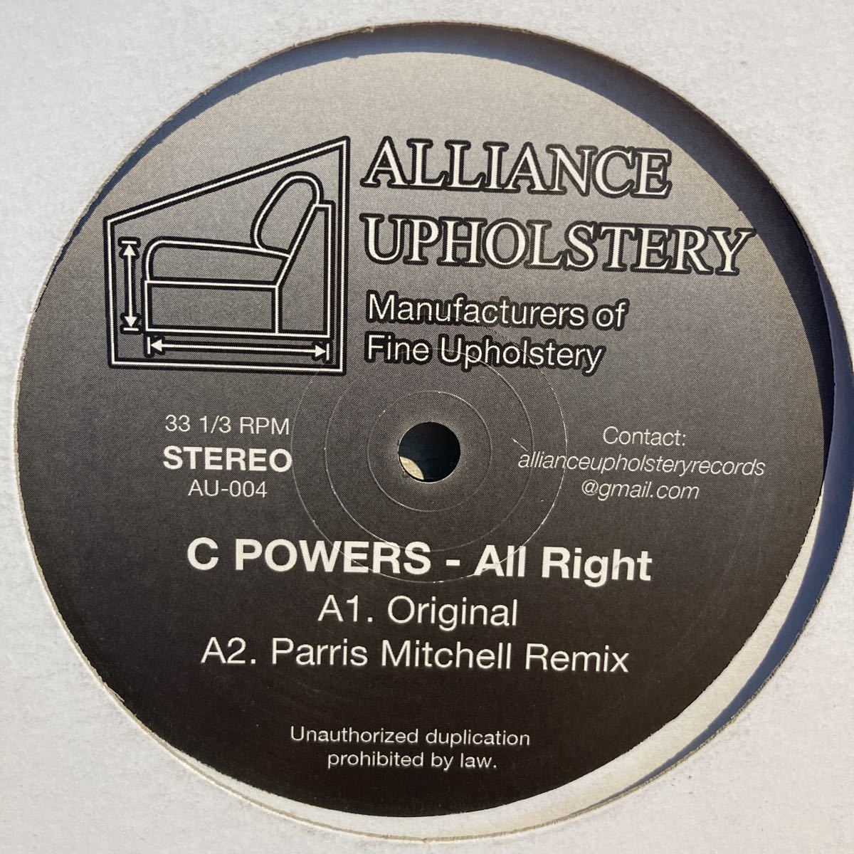 C Powers All Right拍卖