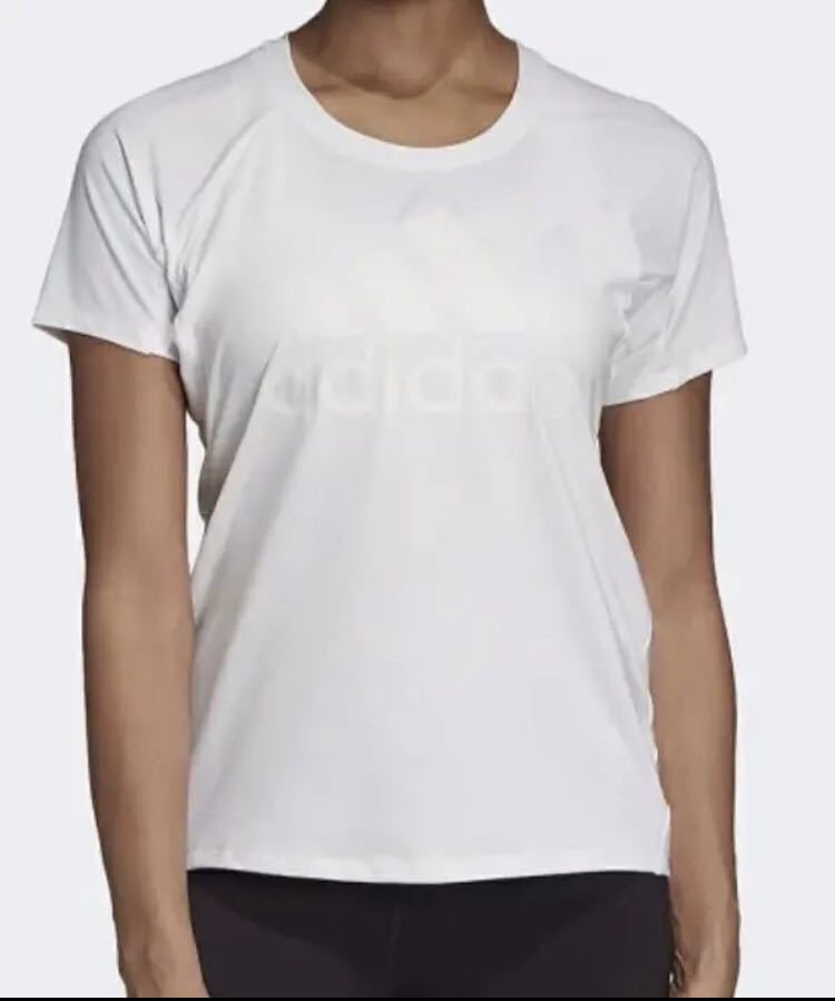 送料無料 新品 adidas W M4T ビッグロゴ トレーニングTシャツ L拍卖