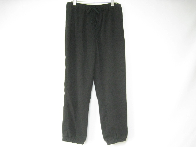 E hyphen world gallery イーハイフンワールドギャラリー ボトムス パンツ ウエストゴム 裾絞り 黒 ブラック フリーサイズ拍卖