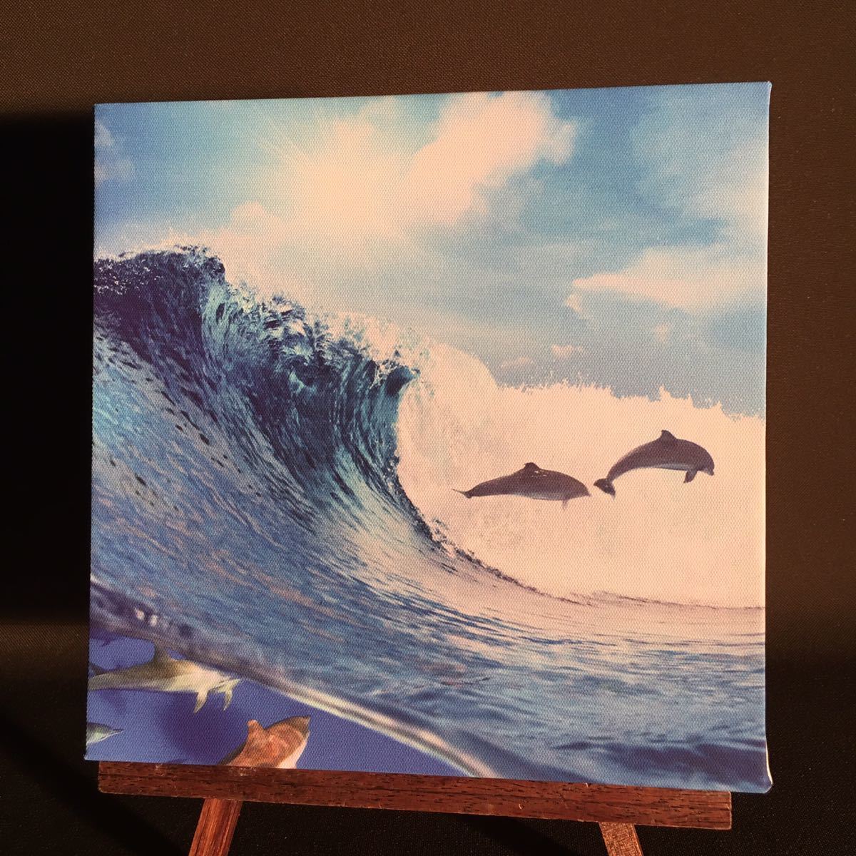 キャンバス プリントアート ビッグウェーブ インテリア 置物 絵画拍卖