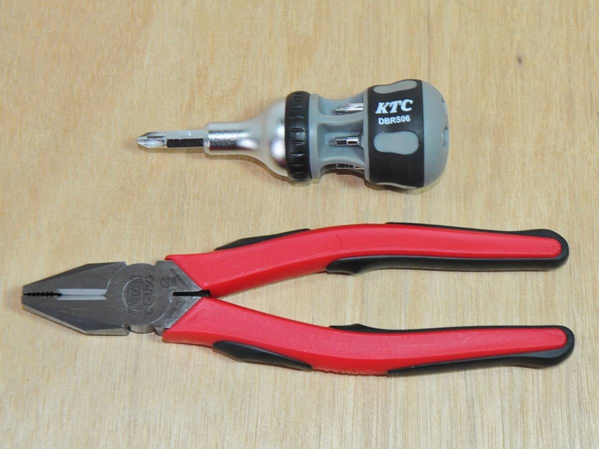 ★TONE ペンチ KTC ラチェットスタッビドライバ DBRS06 セット★CT-175G ドライバー拍卖