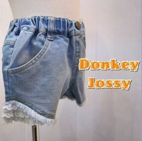 ☆【郵便(クリックポスト)対応】Donkey Jossy(ドンキージョシー)レース付 ショートパンツ 120cm(06-3352)拍卖