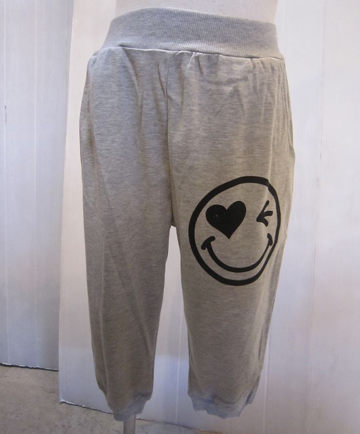 A-Chuun パンツ スエット 7分丈 グレー 160cm(04-7580)拍卖