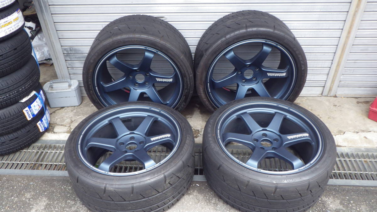 LFA専用 TE37ウルトラ ポテンザ RE070 265/35・10J 305/30・11J off30 LFAニュルパッケージ装着タイヤ拍卖