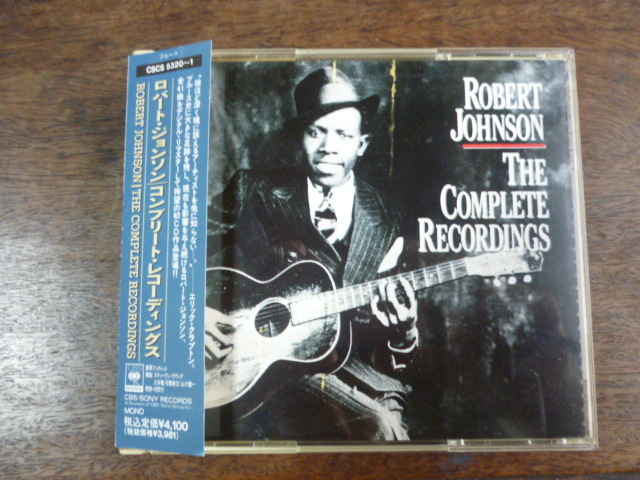 ◇ ROBERT JOHNSON ロバート・ジョンソン / 帯・詳細解説書付 THE COMPLETE RECORDINGS CBS-SONY 日本盤2枚組CD ERIC CLAPTON 拍卖