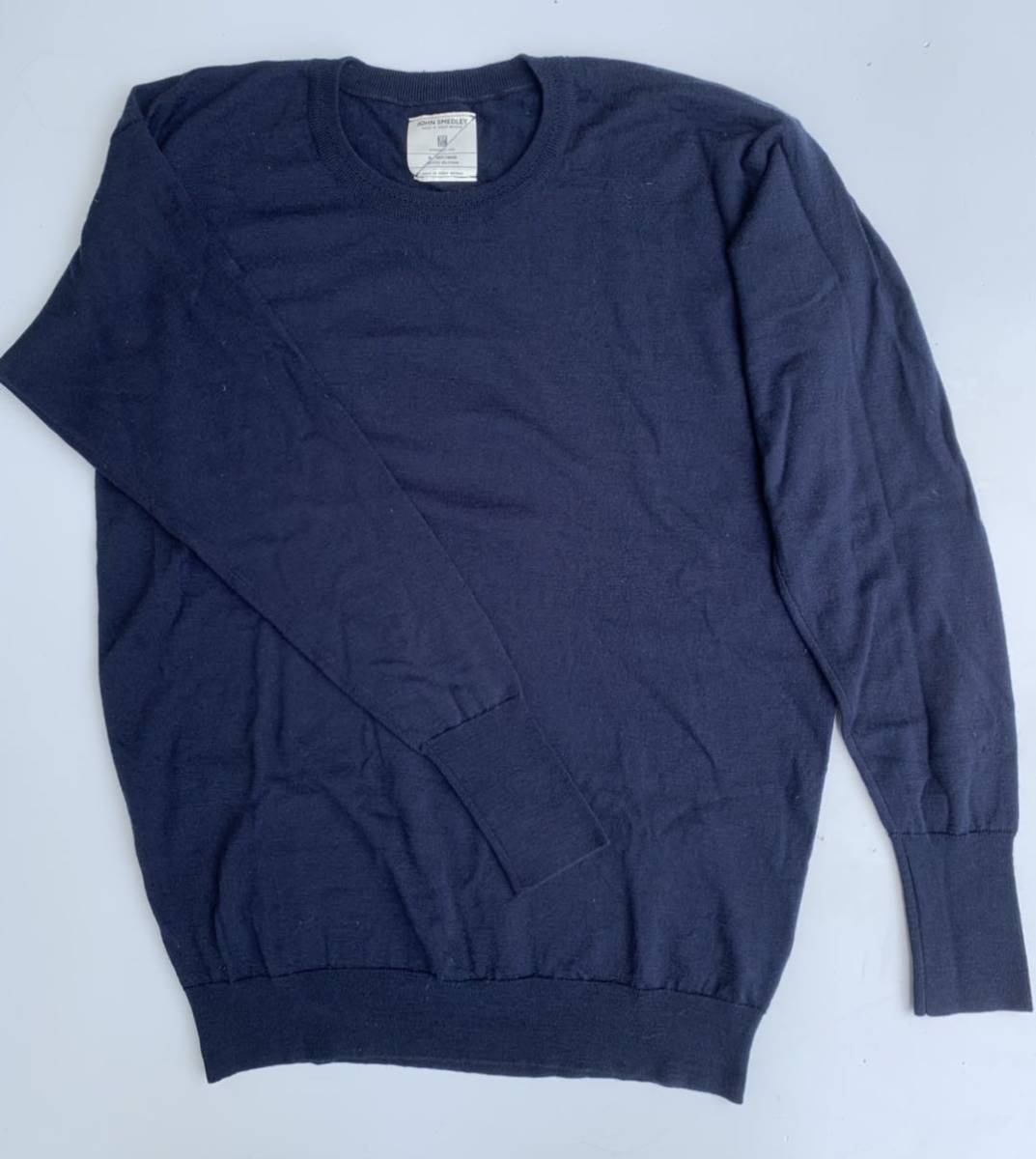 JOHN SMEDLEY×N.HOOLYWOOD ニット セーター【38】ネイビー ジョンスメドレー Nハリウッド拍卖