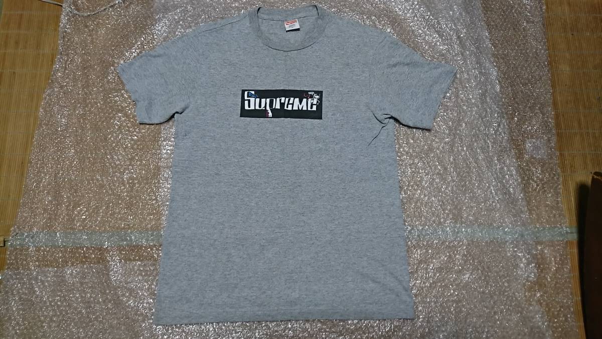 supreme joe cool box logo tee シュプリーム ジョークール ボックスロゴ Tシャツ グレー gray M拍卖