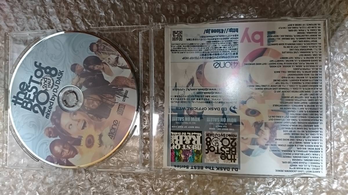 ② CD アルバム hiphop R&B hiphop DJ DASK BEST OF 2008 2nd harf 動作未確認 中古拍卖