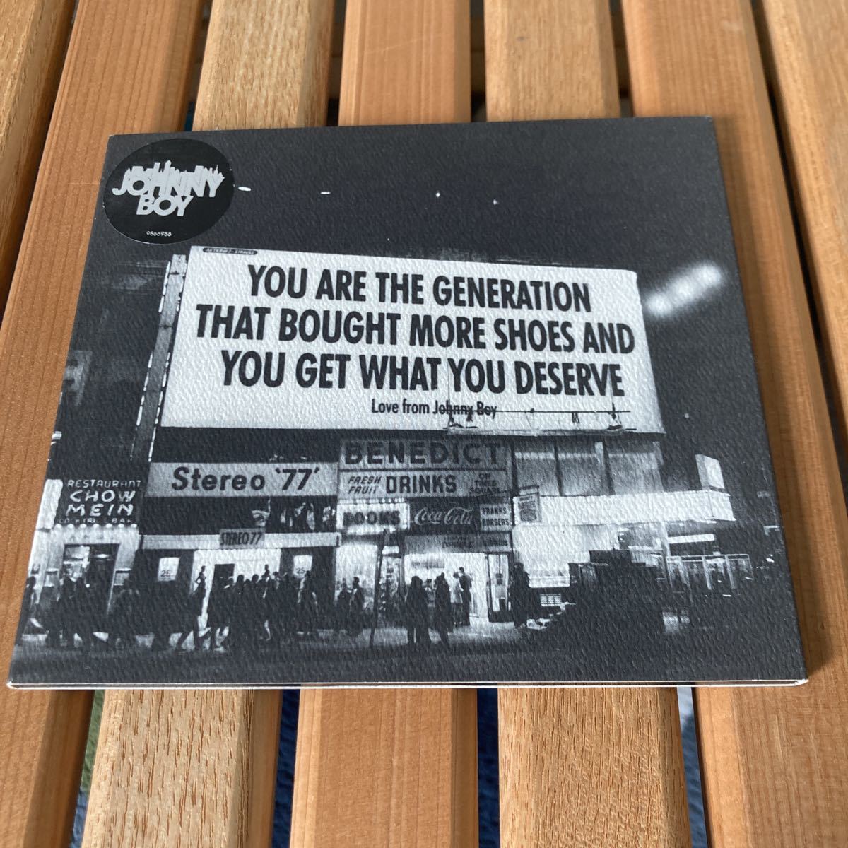 JOHNNY BOY、you are the generation、CD、インディロック、ギターポップ、indie rock拍卖