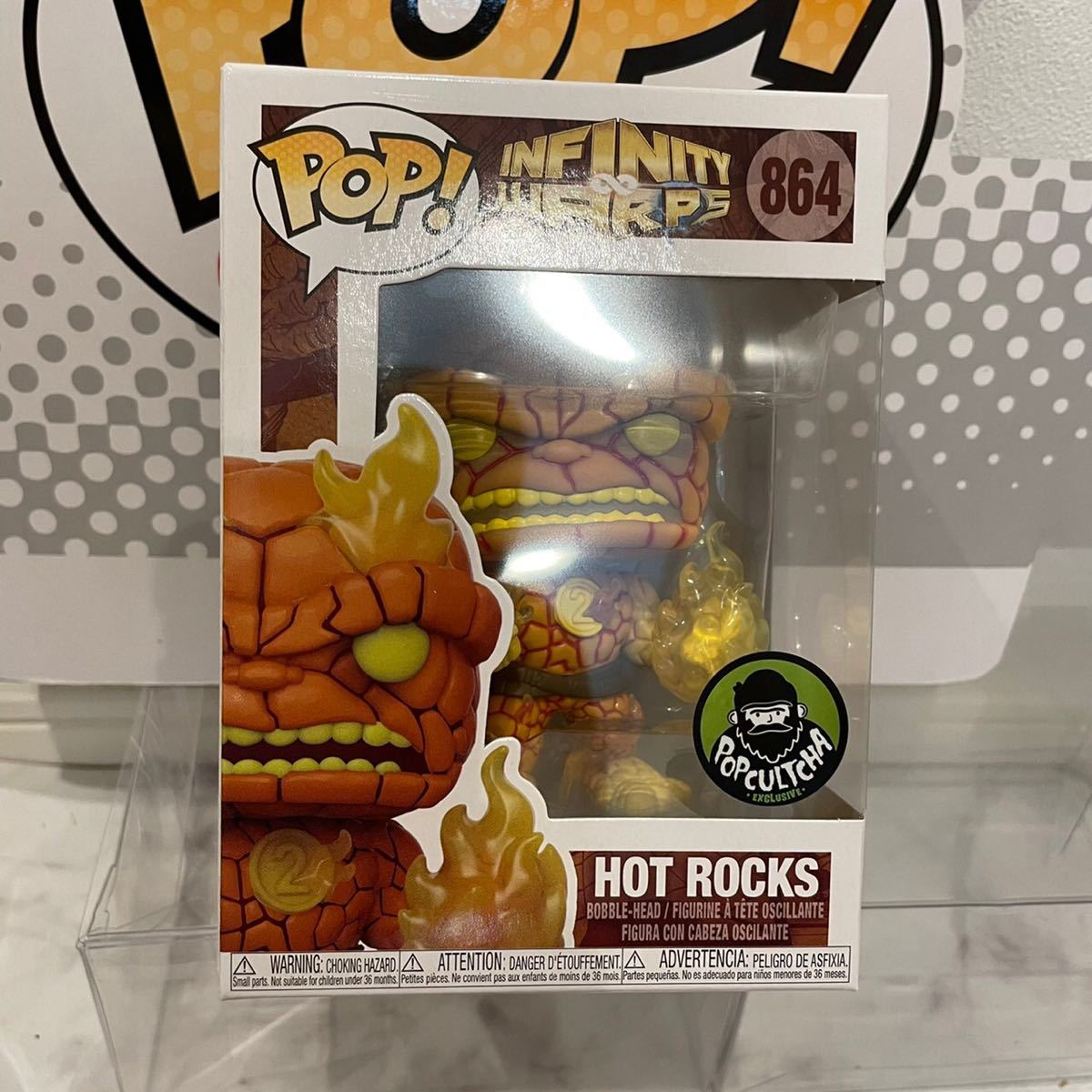 レアFUNKO POP! マーベル インフィニティ・ワープス ホットロックス拍卖