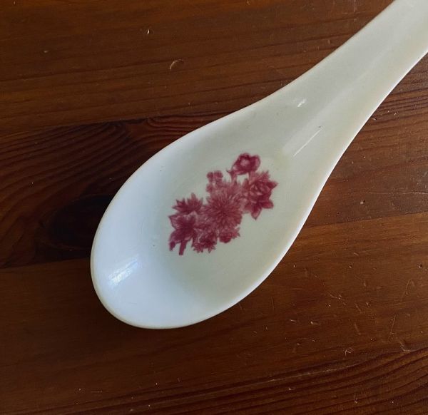 台湾レトロ◆大同磁器◆レンゲ 蓮華 C◆ヴィンテージ拍卖